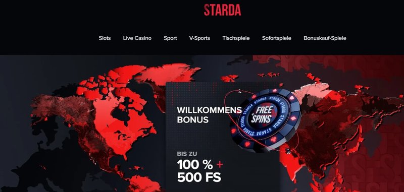 Starda Casino App für Deutschland: Promo Codes und No Deposit Bonus